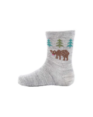 Bear - kids wool socks