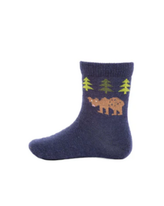 Bear - kids wool socks