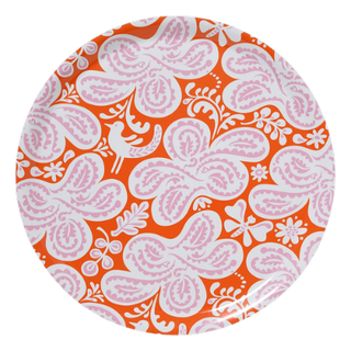 Haga Orange - round tray