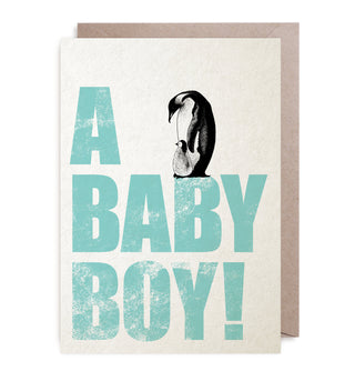 Baby boy - greeting card