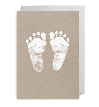 Baby feet - greeting card