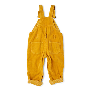 Chunky Cord Dungarees - Ochre