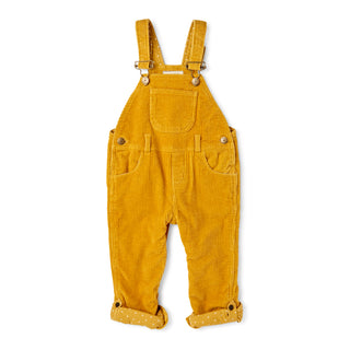 Chunky Cord Dungarees - Ochre