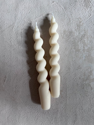 the swirls - candles (set of 2)