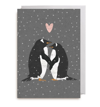 Penguins - greeting card